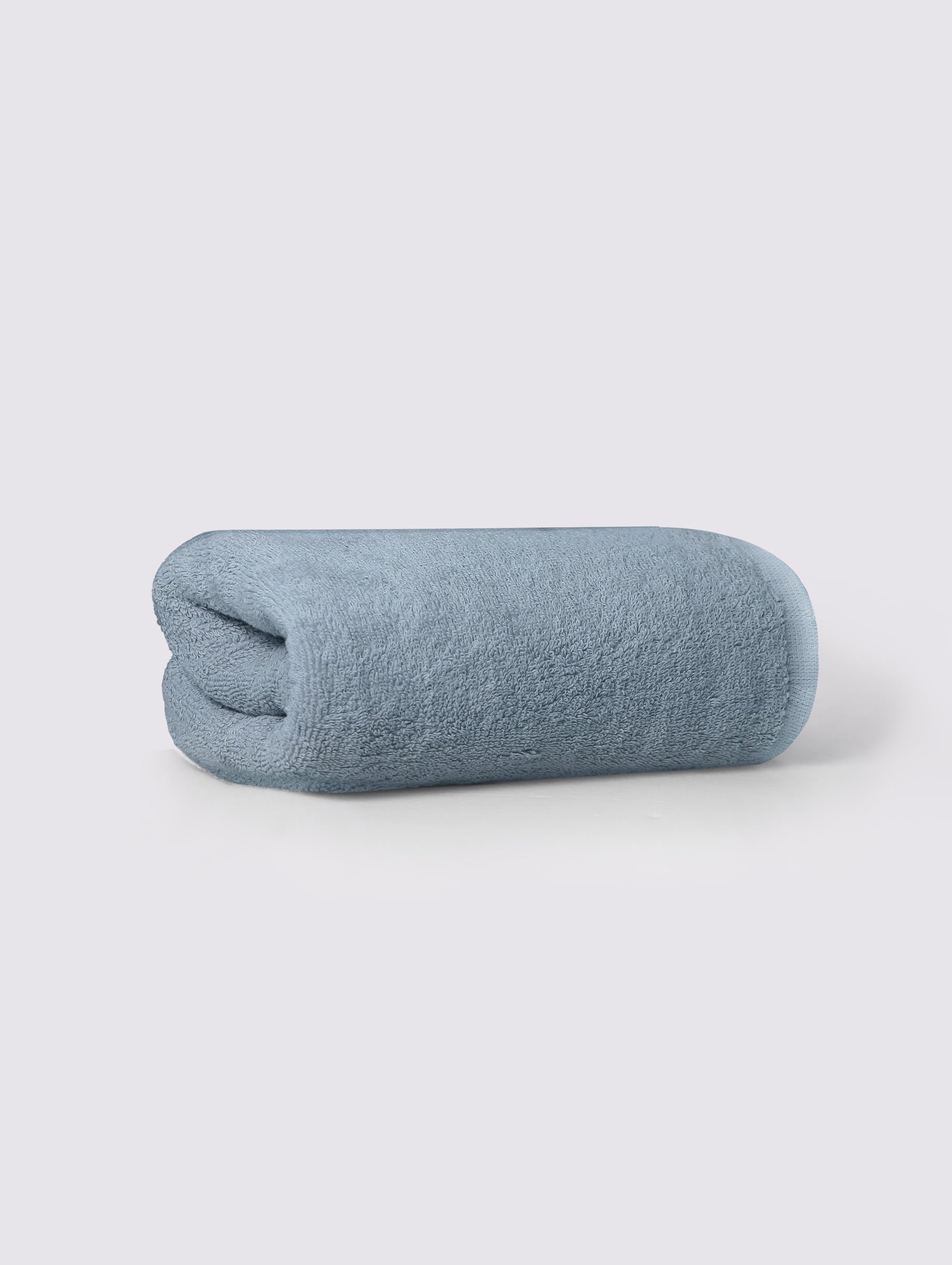 Coronet Blue ring-spun cotton hand towels, pack of 1, 20x28 inches – additional view