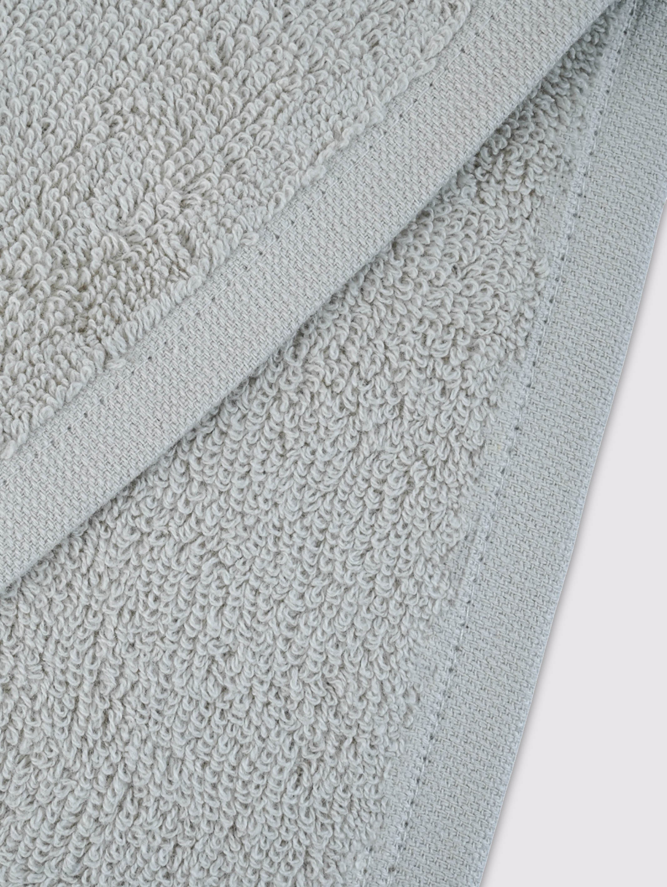 Light Grey ring-spun cotton hand towels, 20x28 inches – main product view