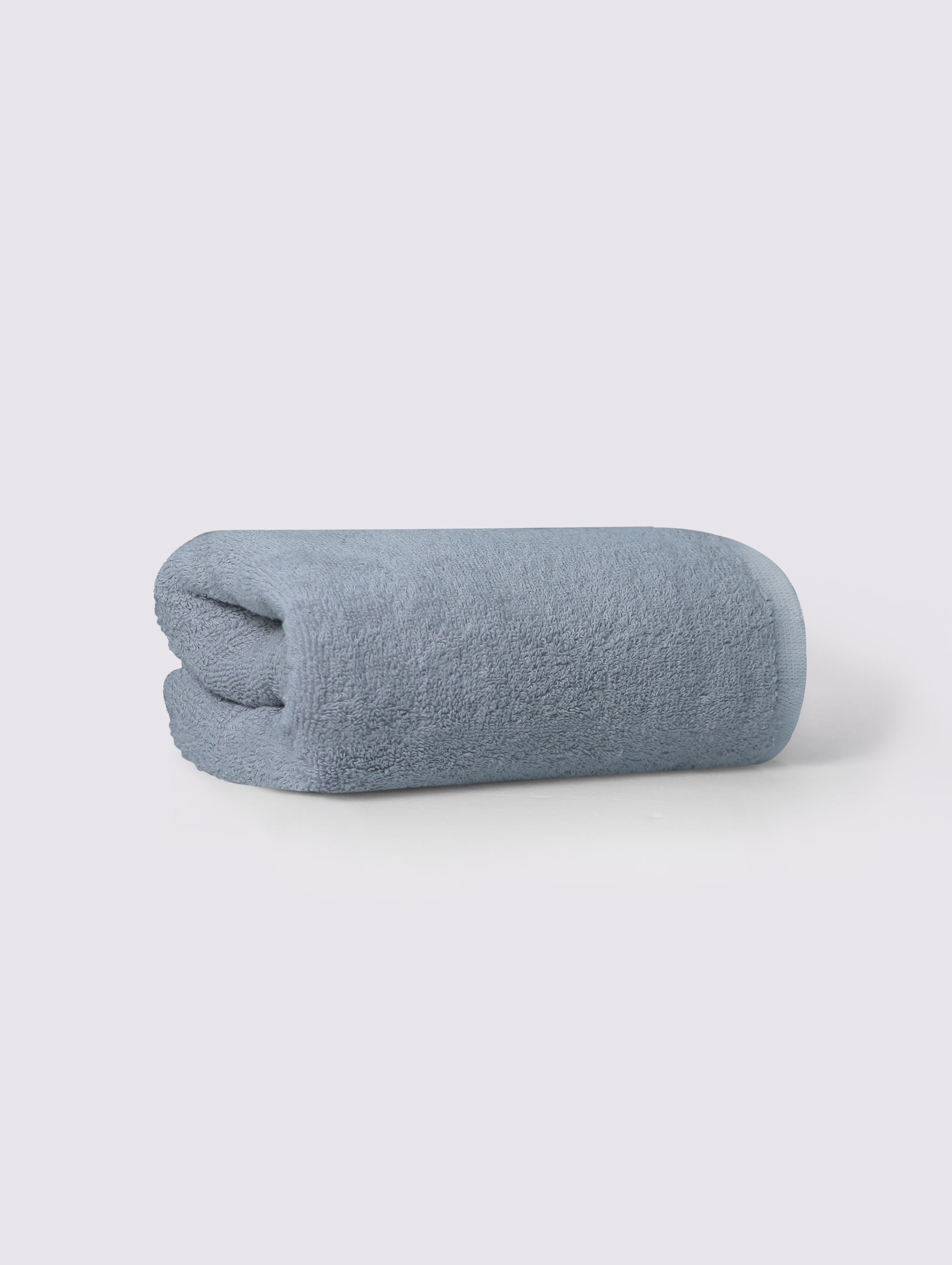 Light Grey ring-spun cotton hand towels, pack of 1, 20x28 inches – product detail view