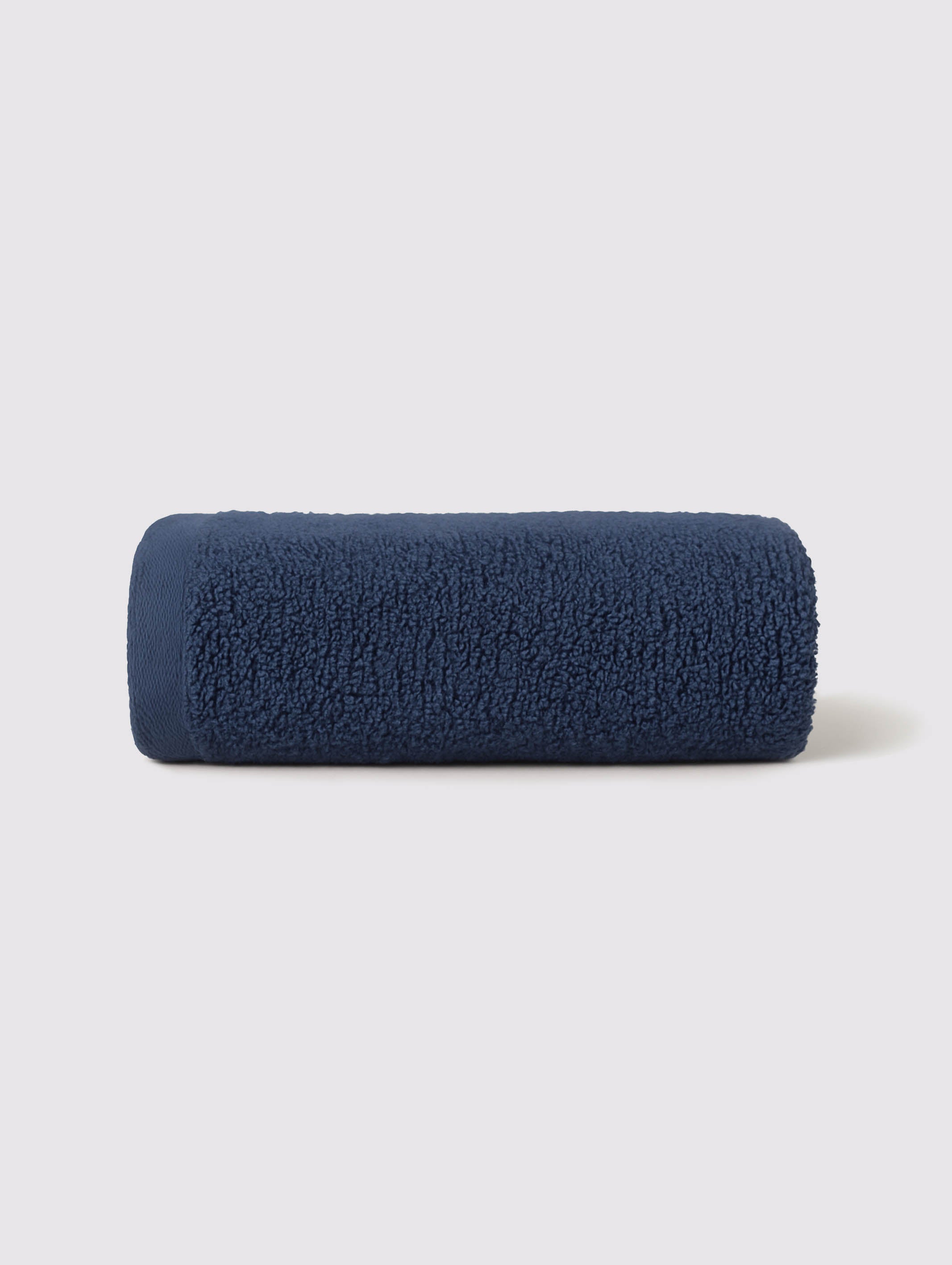 Navy Blue ring-spun cotton hand towels, pack of 1, 20x28 inches – main product view