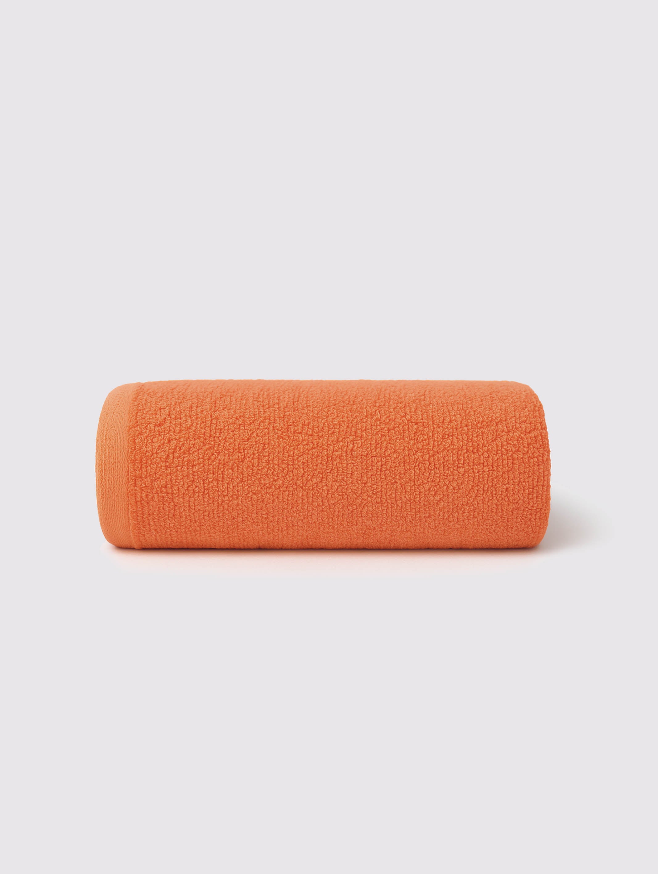 Orange ring-spun cotton hand towels, pack of 1, 20x28 inches – main product view