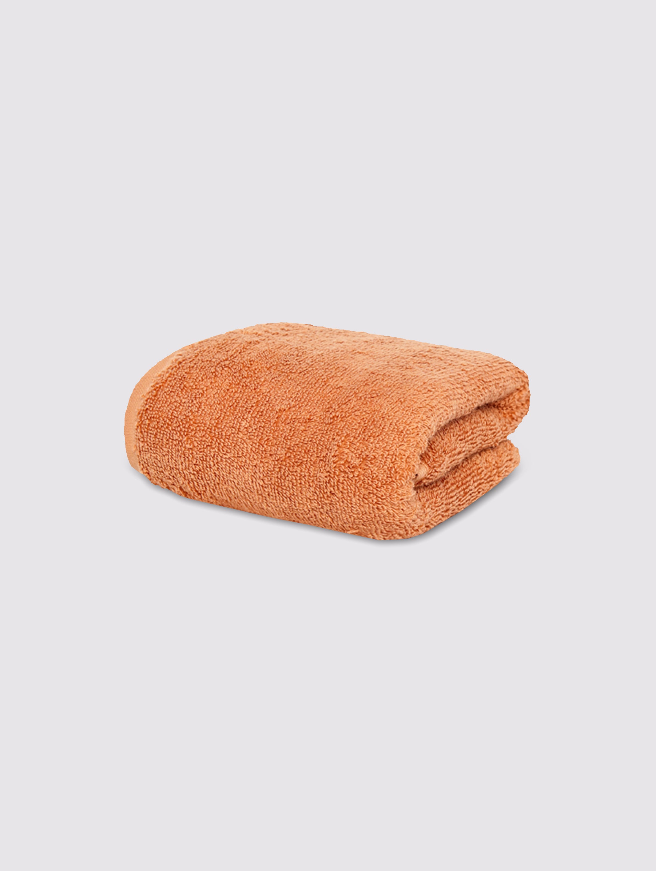 Orange ring-spun cotton hand towels, pack of 1, 20x28 inches – alternate product view