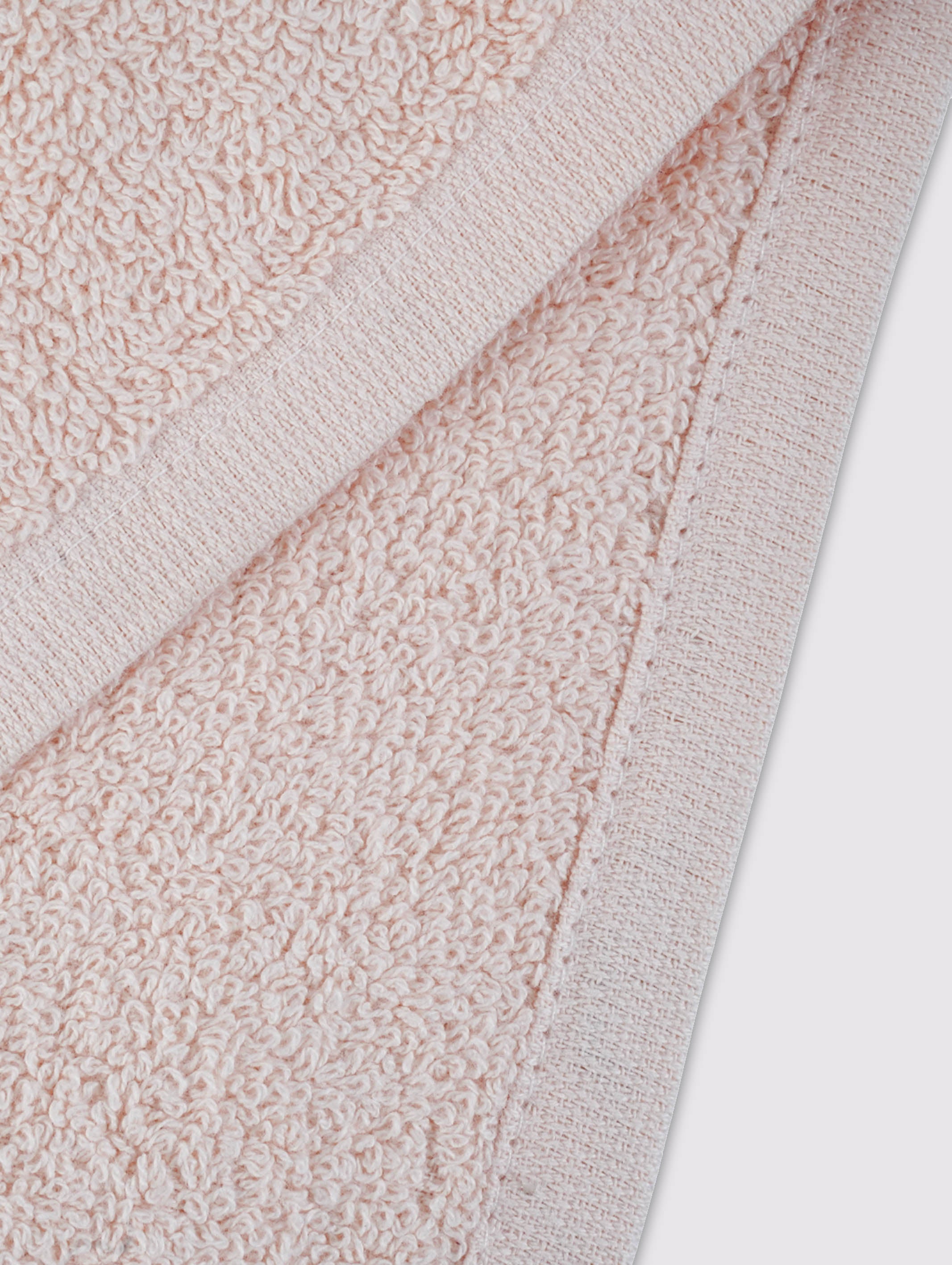 Peach ring-spun cotton hand towels, 20x28 inches – main product view