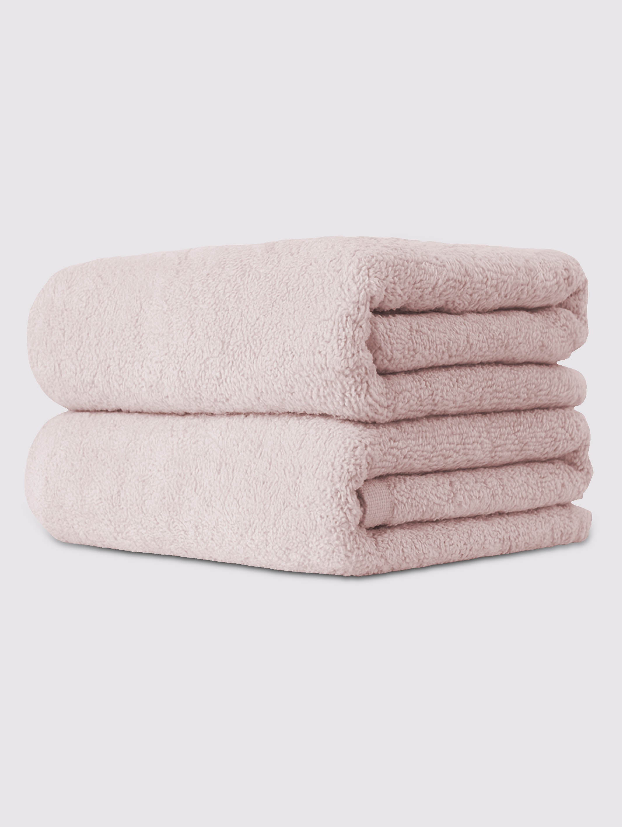 Peach ring-spun cotton hand towels, pack of 2, 20x28 inches – additional view