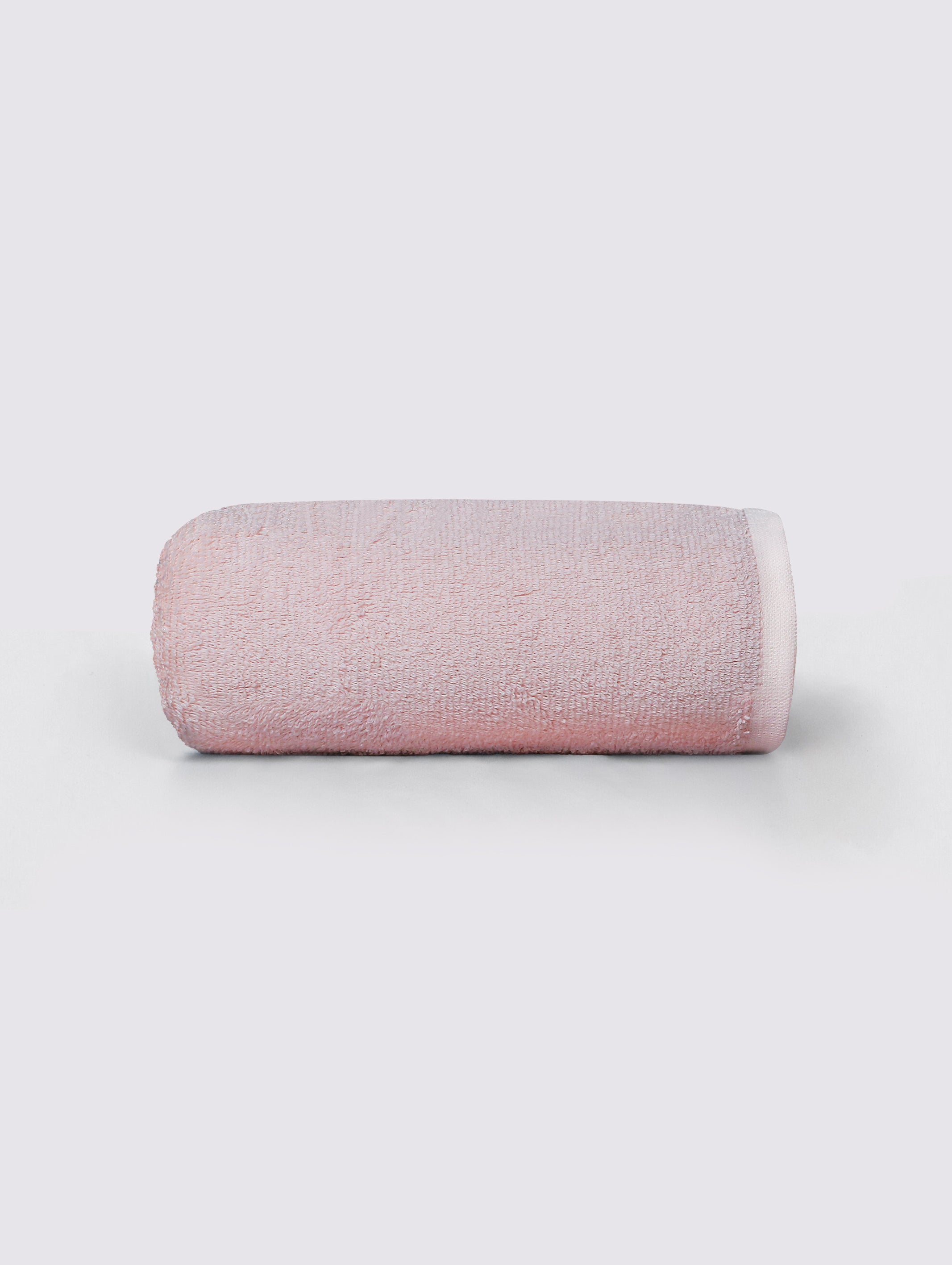 Pink ring-spun cotton hand towels, pack of 1, 20x28 inches – main product view