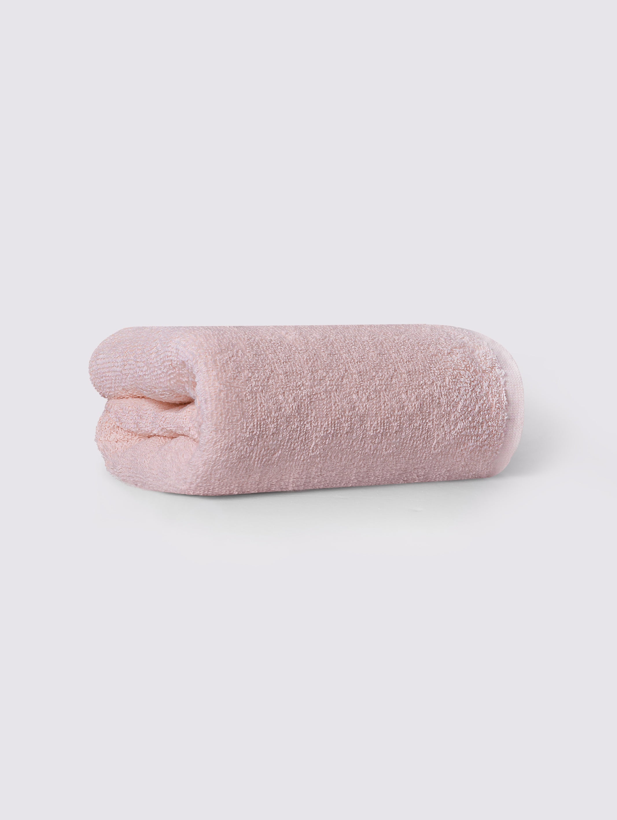 Pink ring-spun cotton hand towels, pack of 1, 20x28 inches – additional view