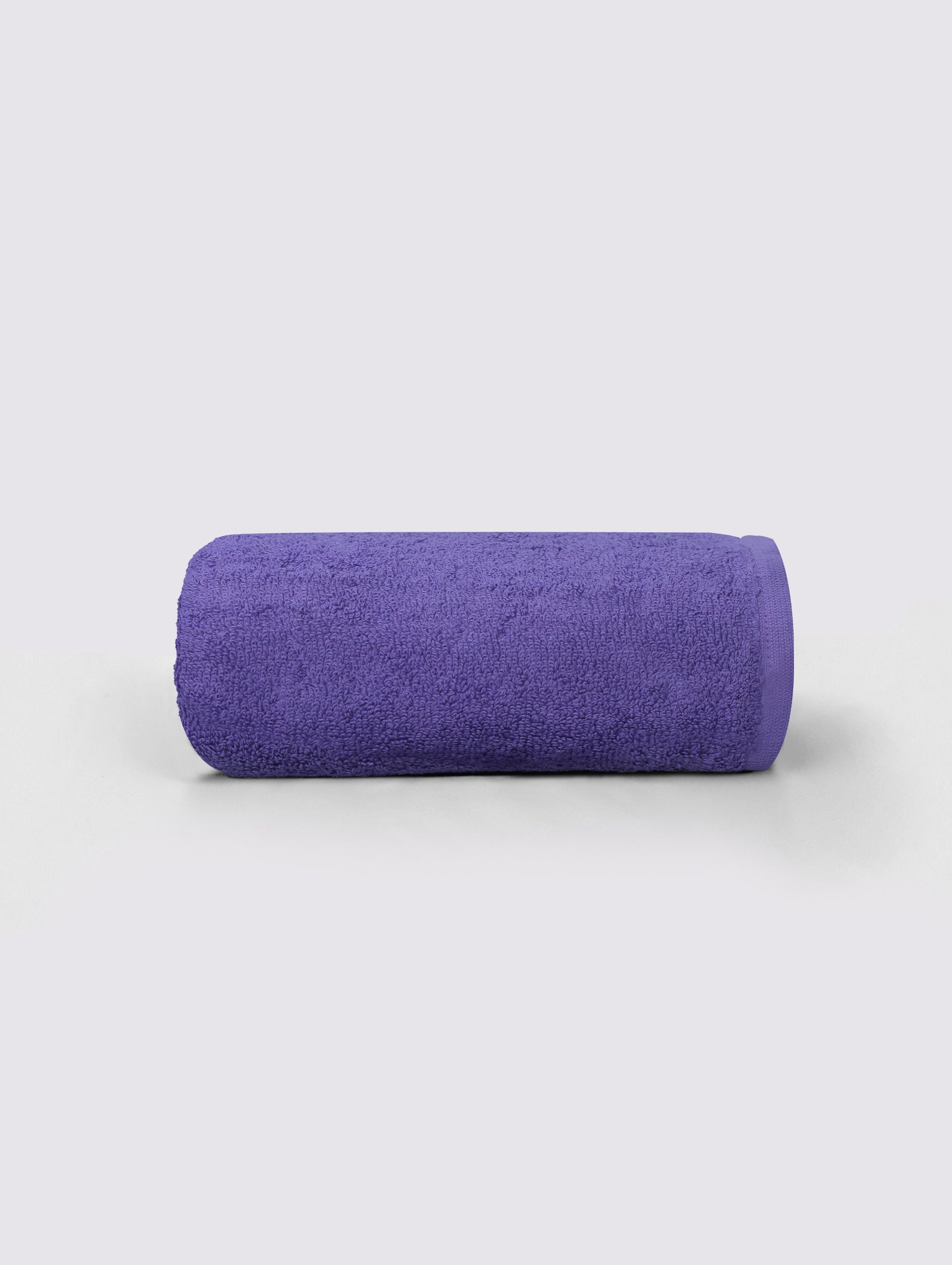 Purple ring-spun cotton hand towels, pack of 1, 20x28 inches – main product view