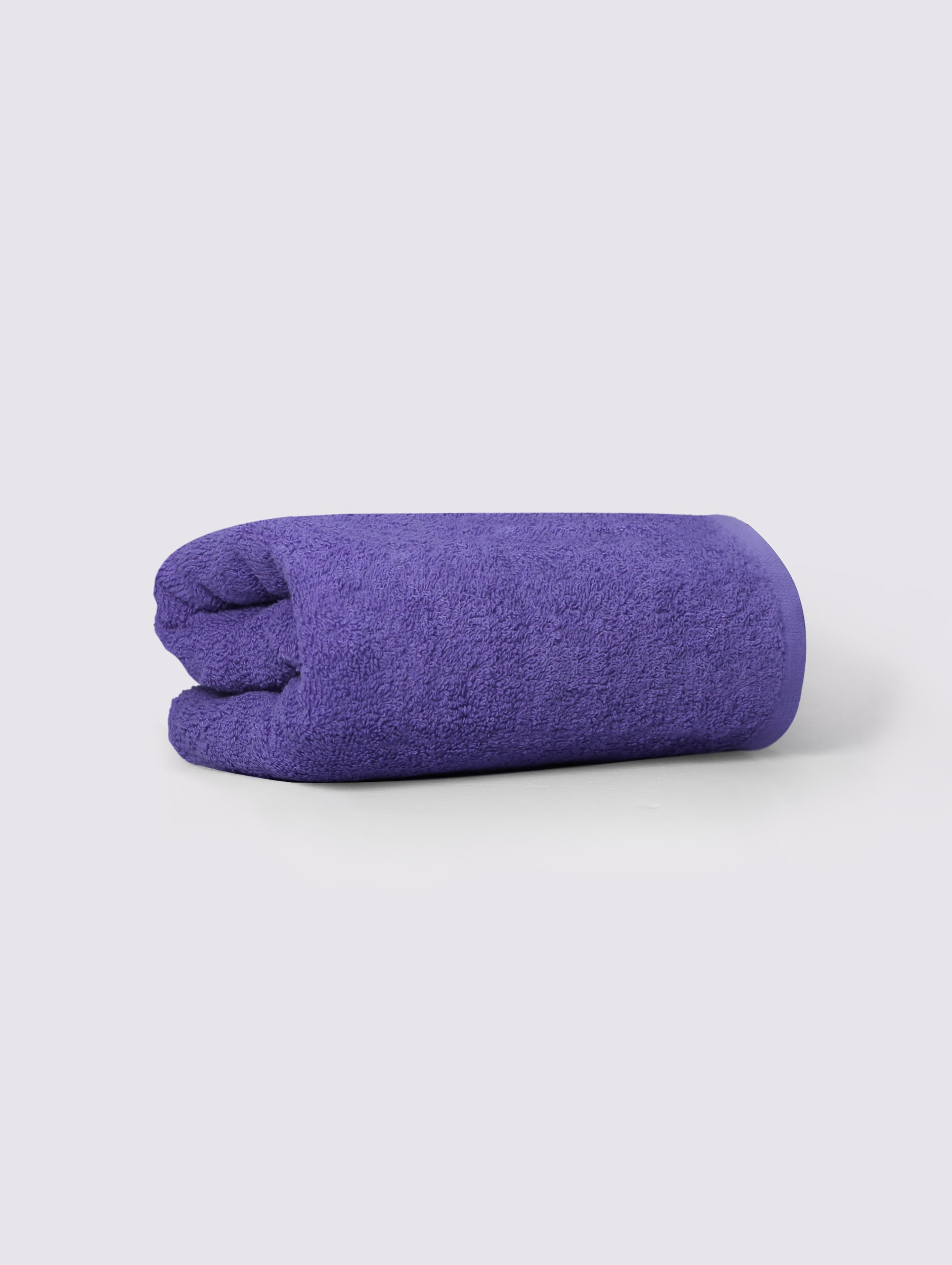 Purple ring-spun cotton hand towels, pack of 1, 20x28 inches – additional view