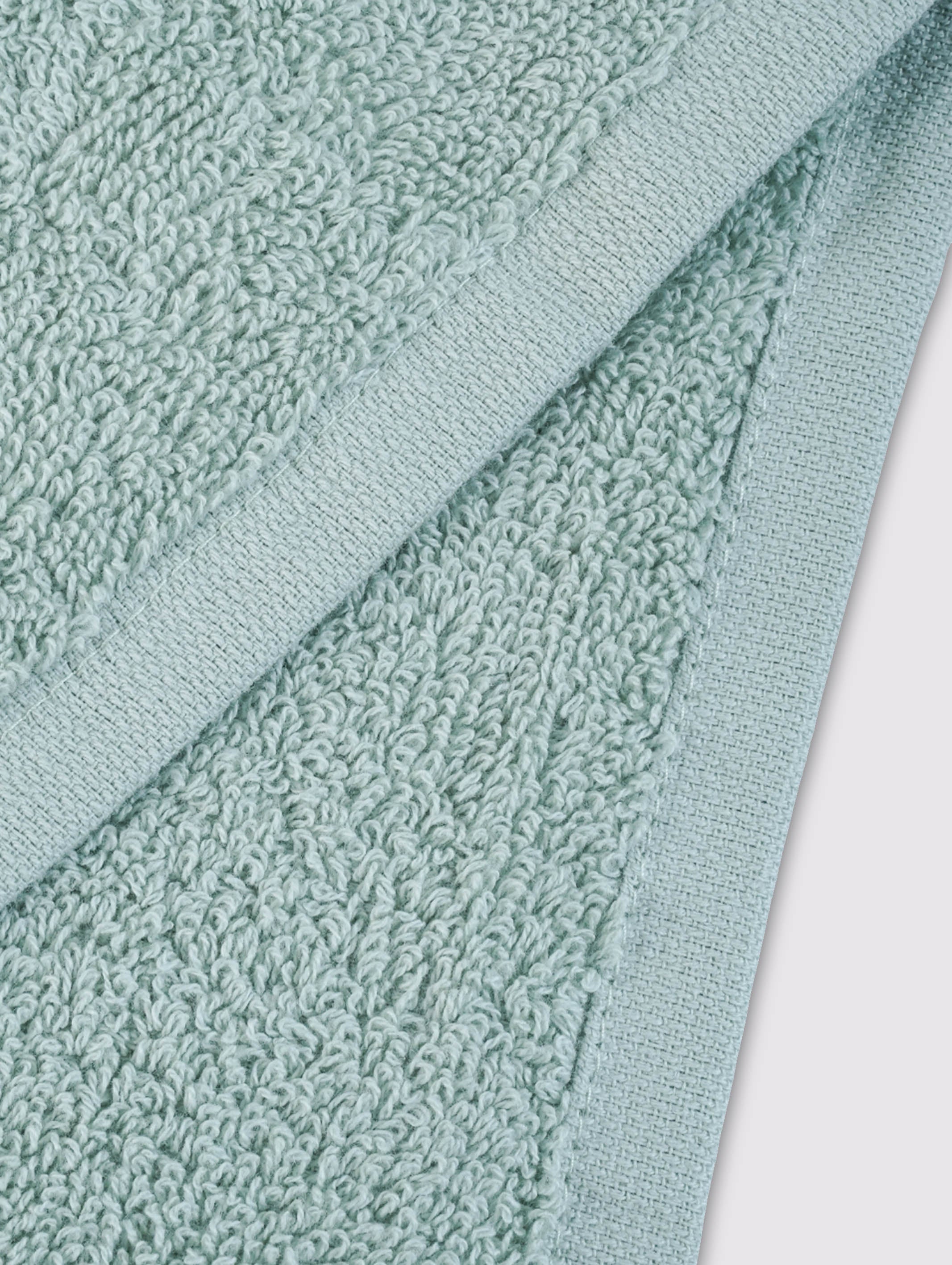 Sage Green ring-spun cotton hand towels, 20x28 inches – main product view