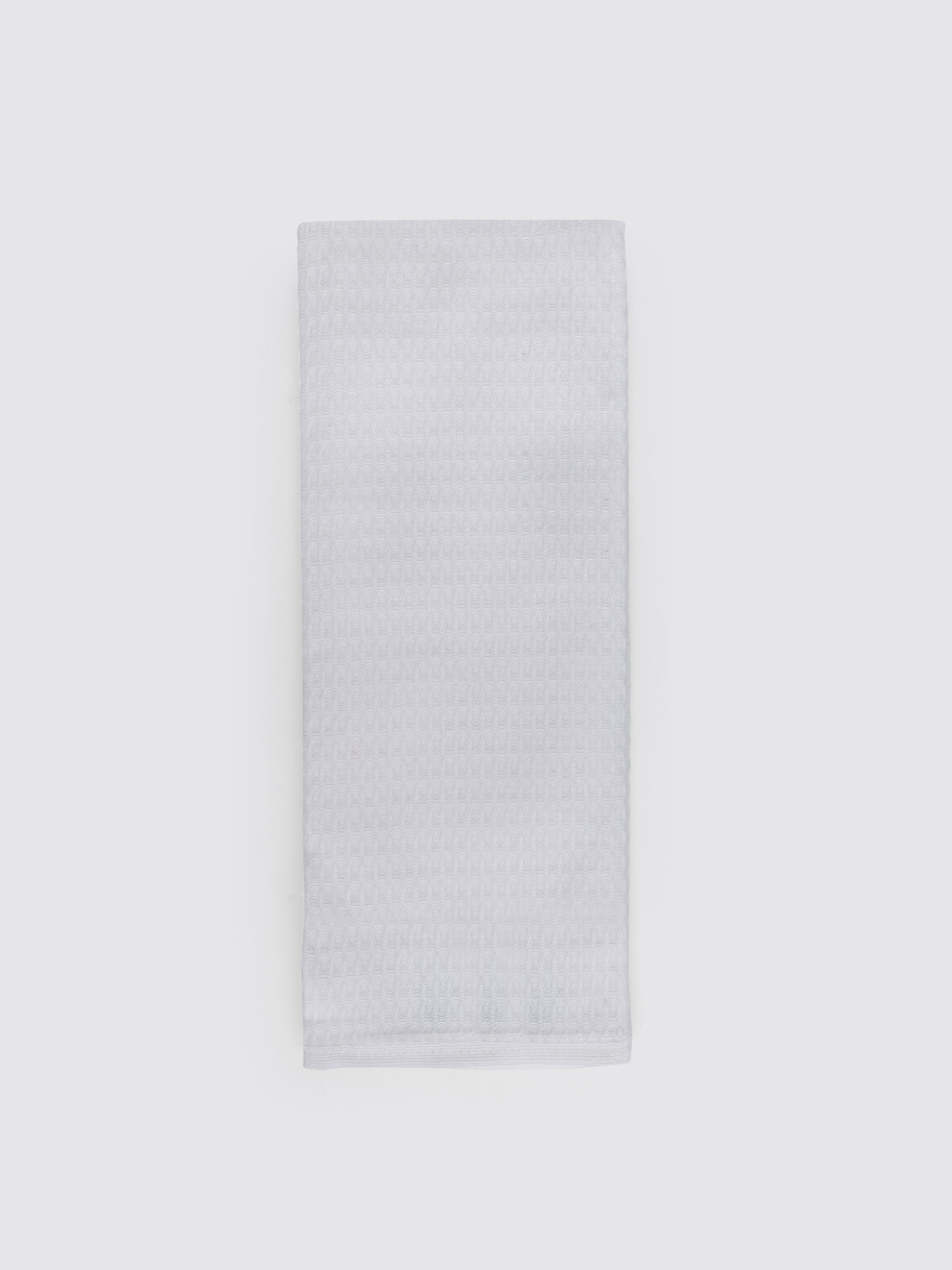 White ring-spun cotton hand towels, pack of 1, 17x31 inches – main product view
