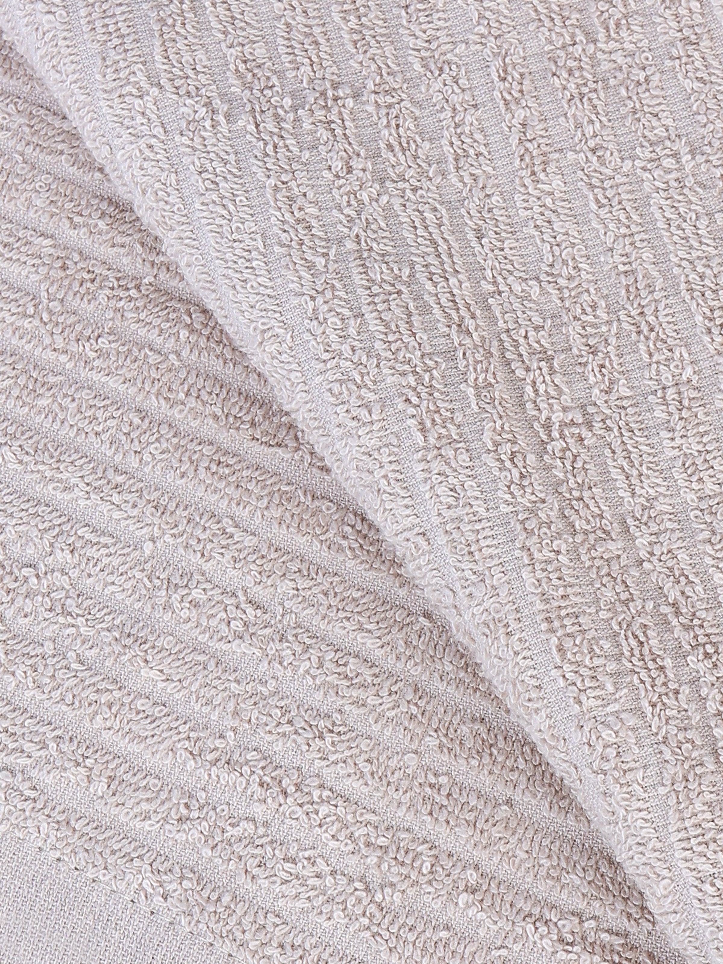 Beige ring-spun cotton kitchen towels and tea towels, pack of 2, 17x26 inches – alternate product view