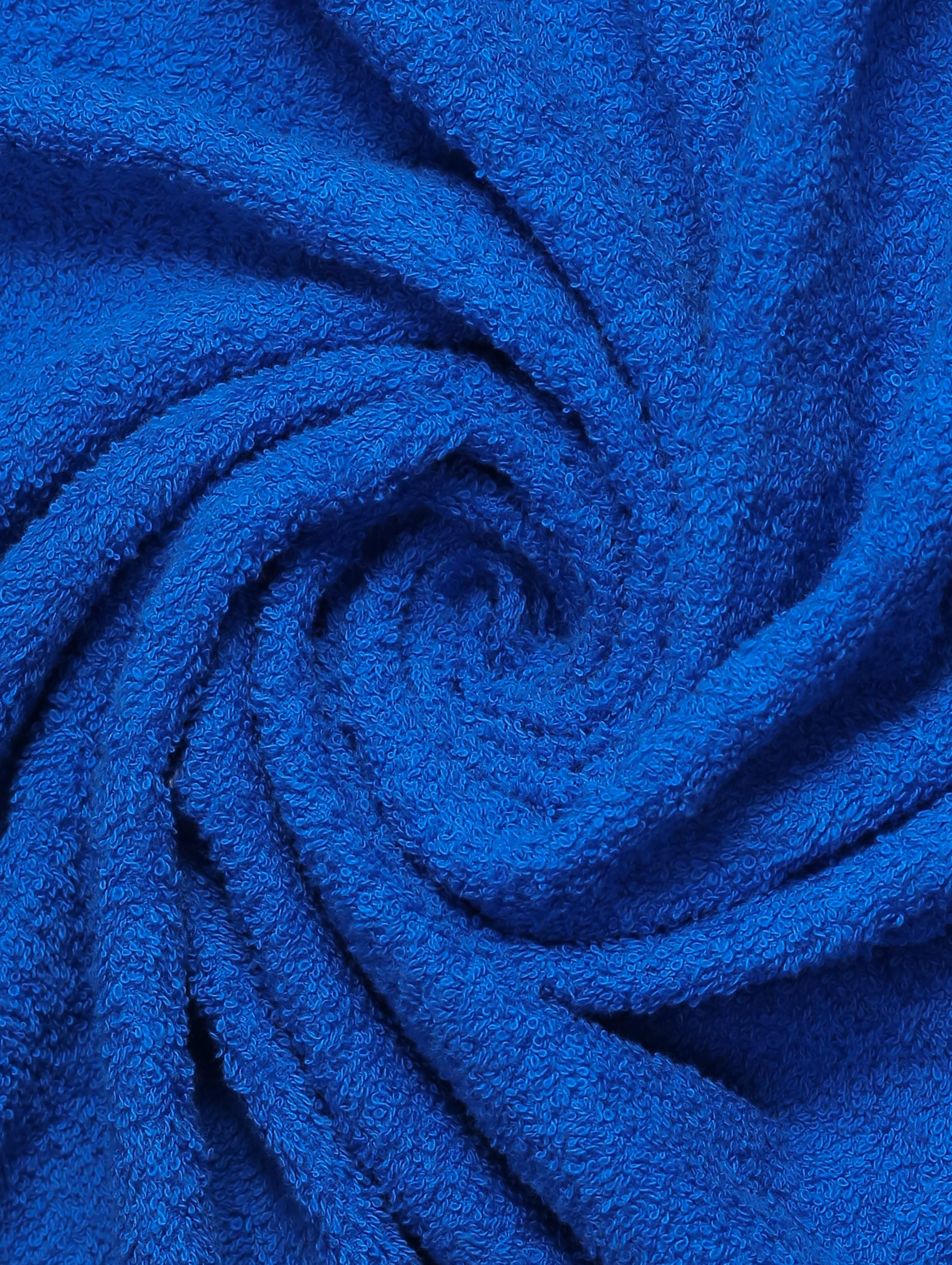 Blue ring-spun cotton oversized bath sheet towel, 31x79 inches – additional view