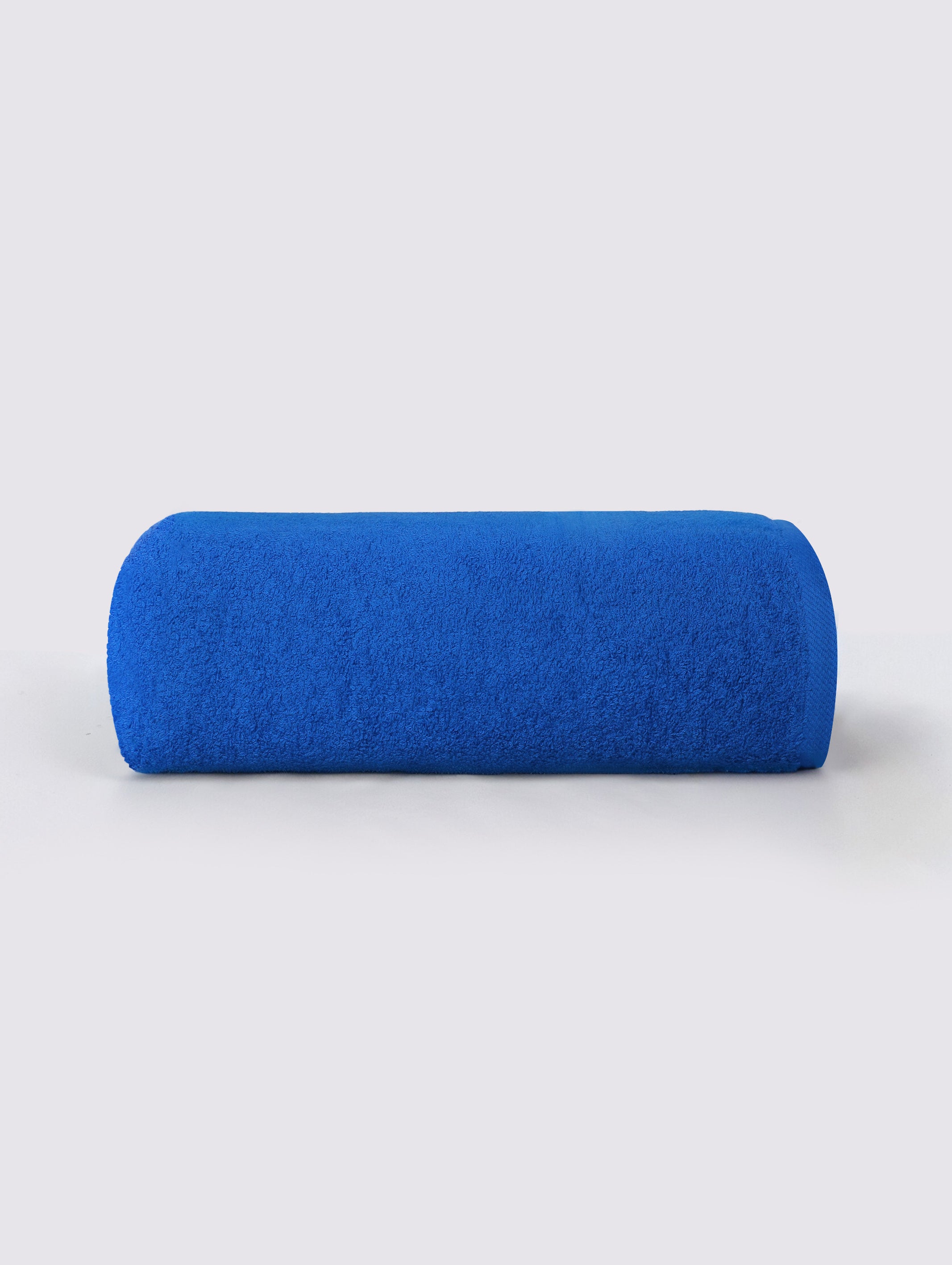 Blue ring-spun cotton oversized bath sheet towel, pack of 1, 31x79 inches – additional view