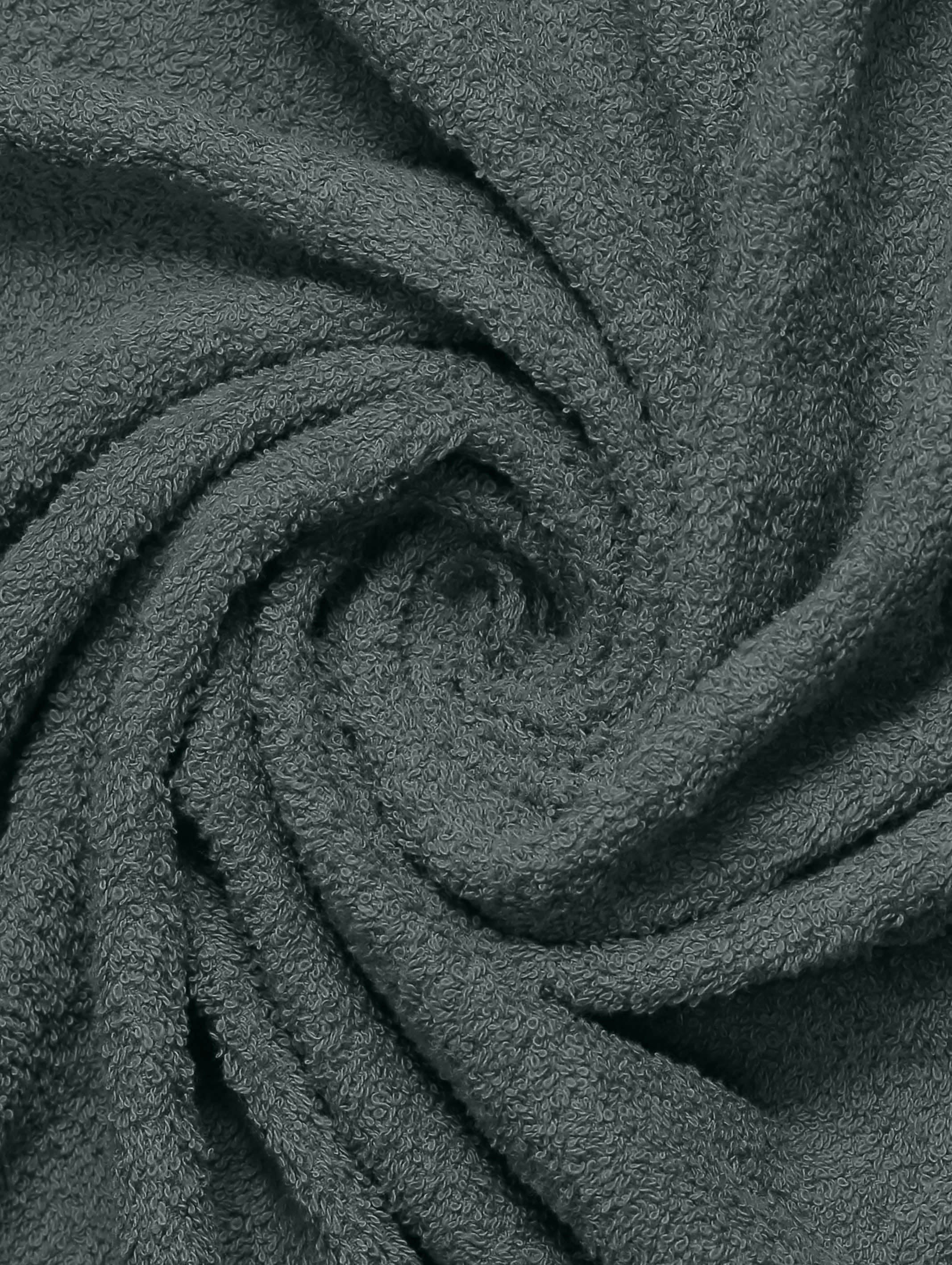 Charcoal ring-spun cotton oversized bath sheet towel, 36x71 inches – main product view