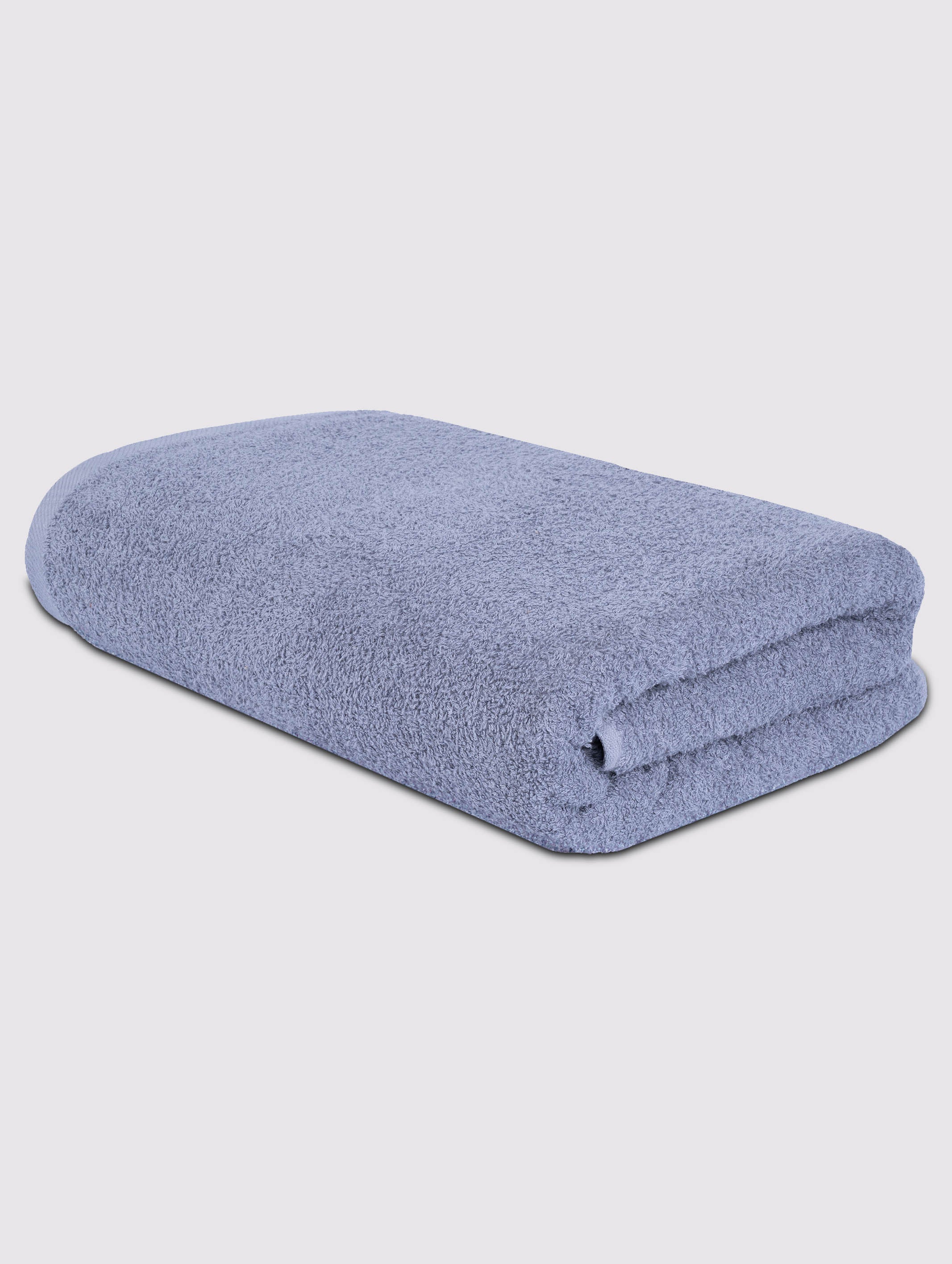 Grey ring-spun cotton oversized bath sheet towel, pack of 1, 31x63 inches – additional view