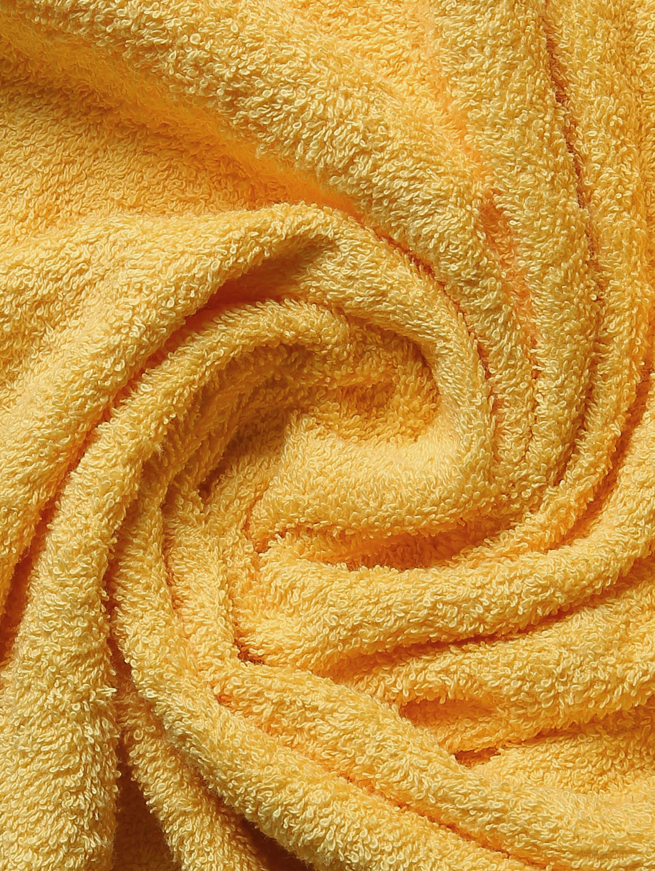 Mustard ring-spun cotton oversized bath sheet towel, 31x63 inches – main product view