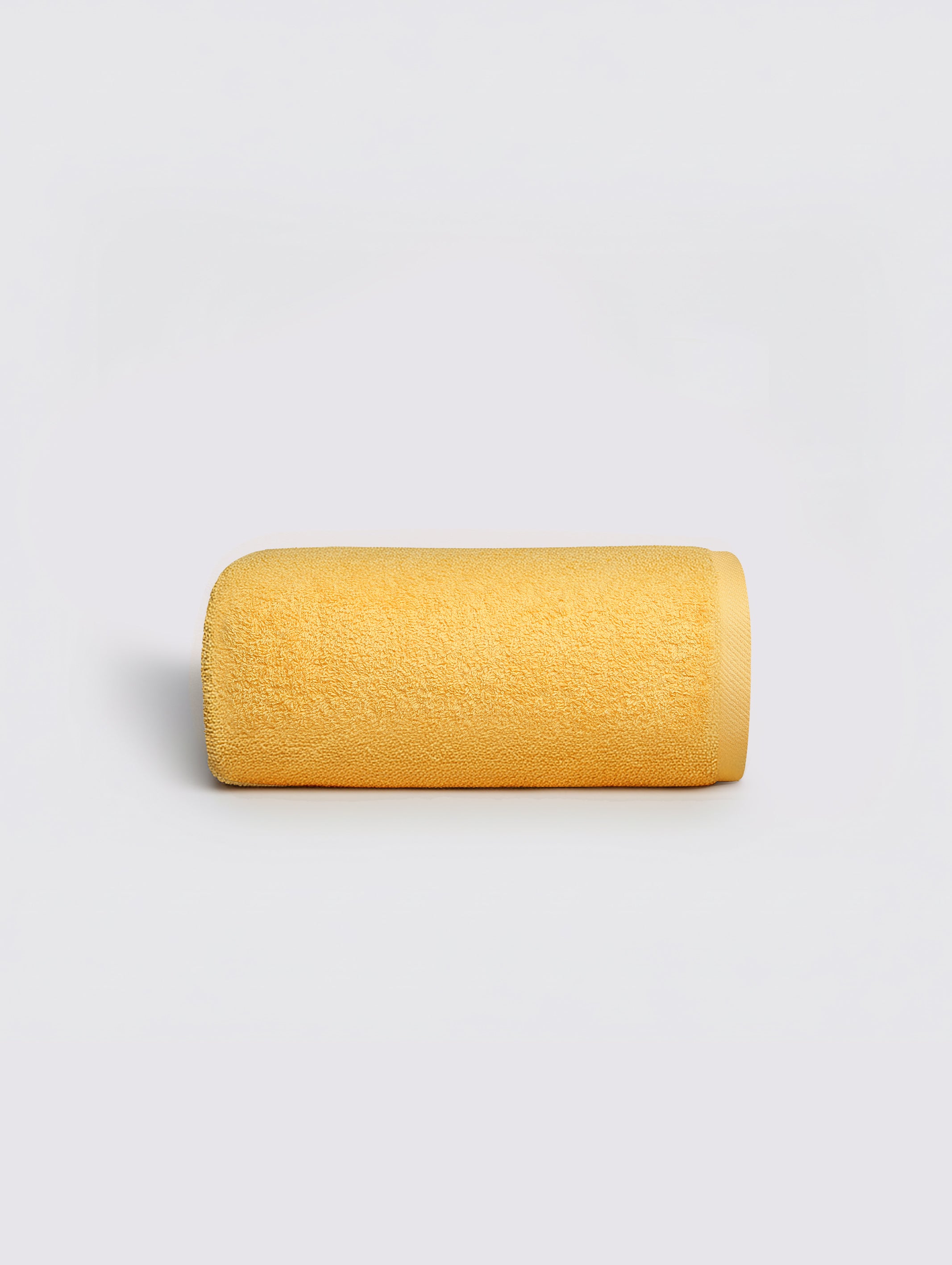 Mustard ring-spun cotton oversized bath sheet towel, pack of 1, 31x63 inches – main product view