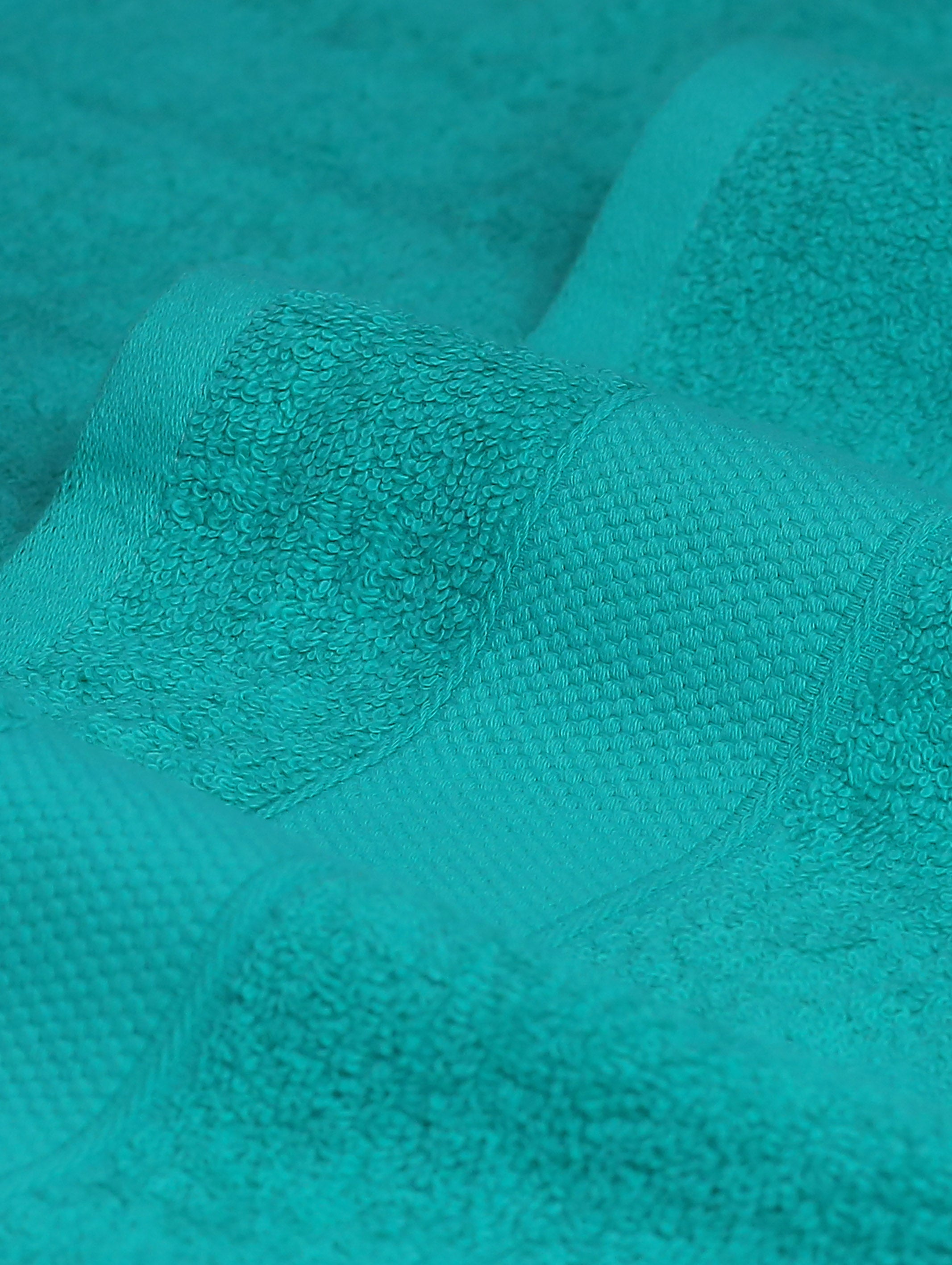 Teal ring-spun cotton oversized bath sheet towel, 40x60 inches – main product view