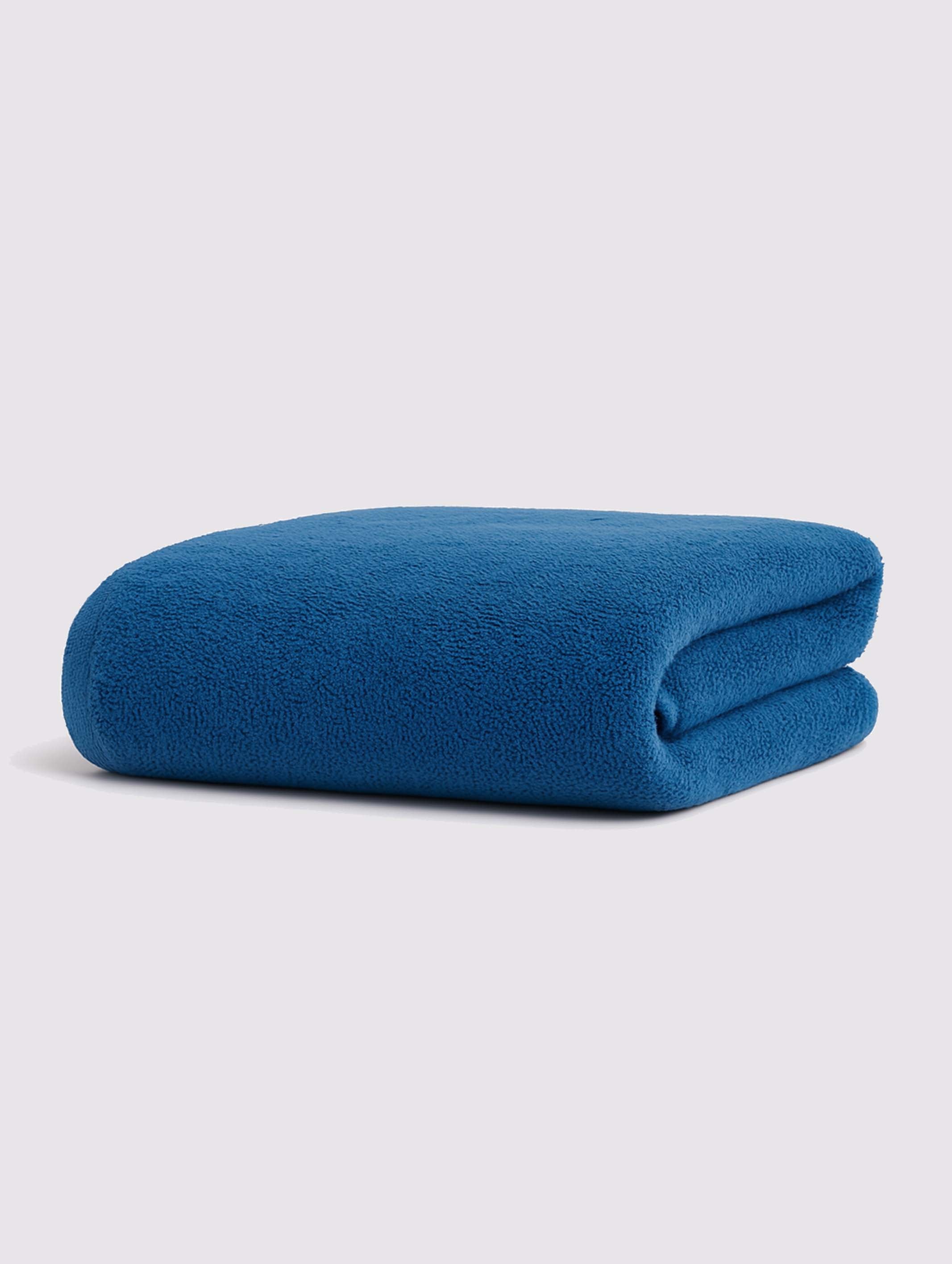 Teal Blue ring-spun cotton oversized bath sheet towel, pack of 1, 32x63 inches – additional view