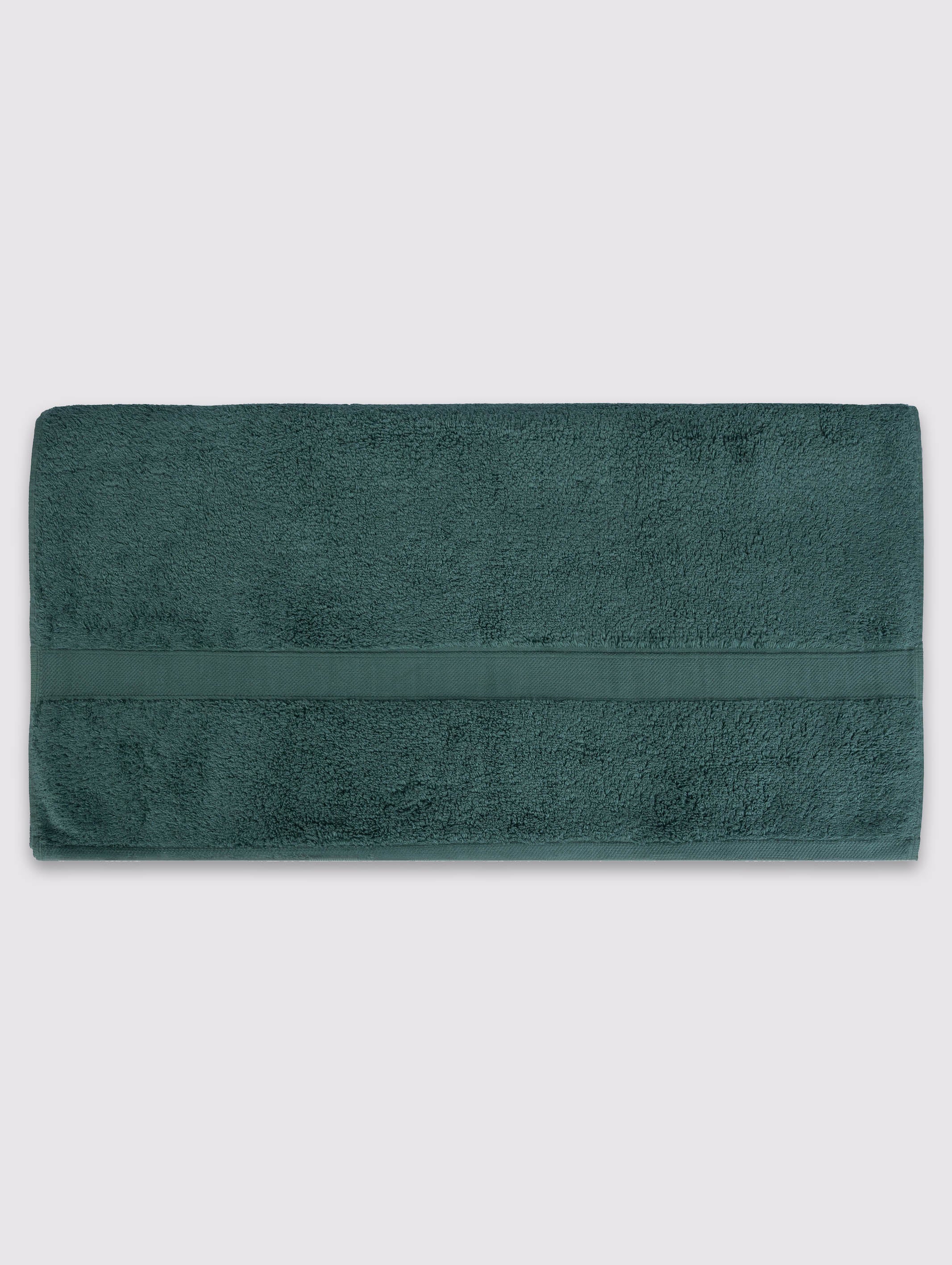 Green zero-twist cotton bath towel, pack of 2, 28x52 inches – additional view
