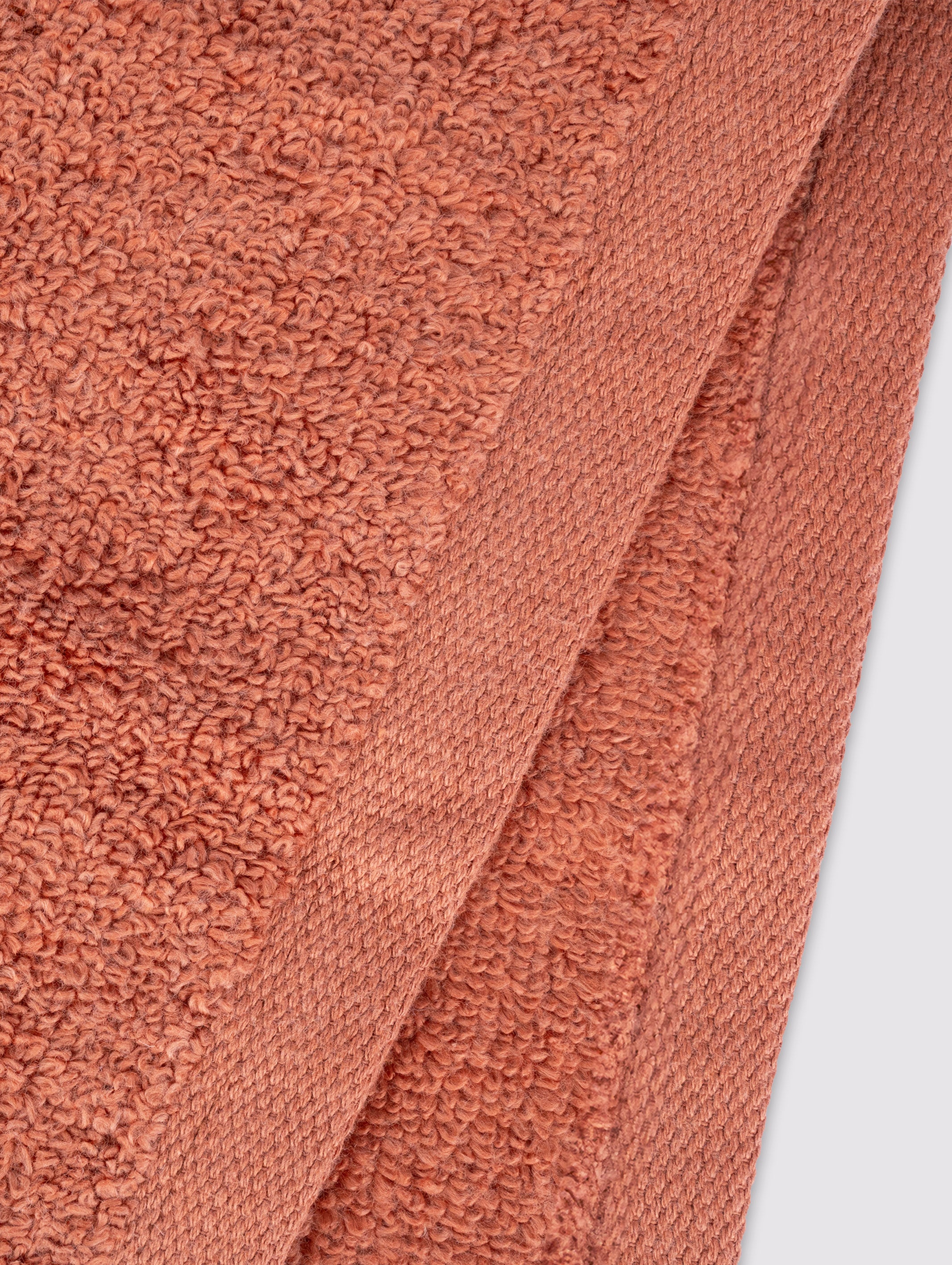 Rust zero-twist cotton bath towel, pack of 1, 28x52 inches – additional product view 2