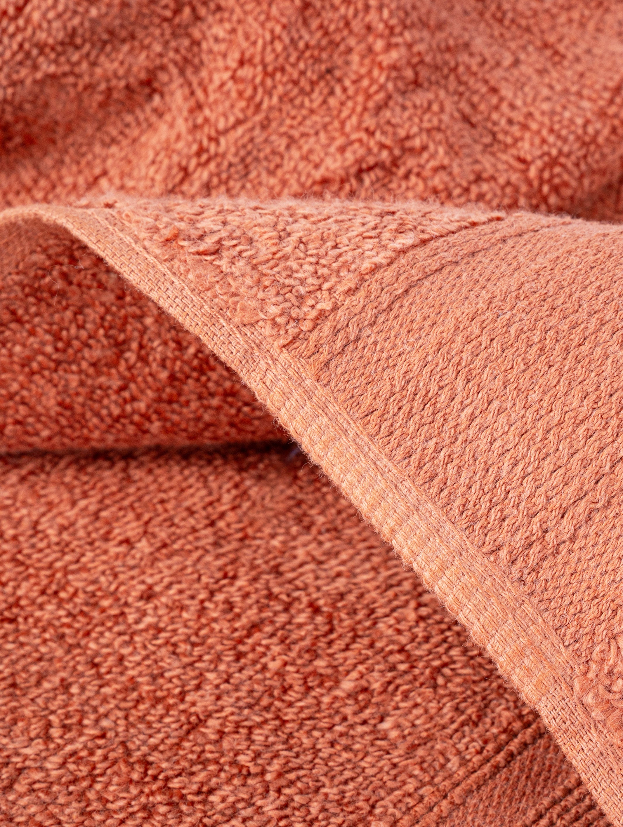 Rust zero-twist cotton bath towel, pack of 2, 28x52 inches – additional view