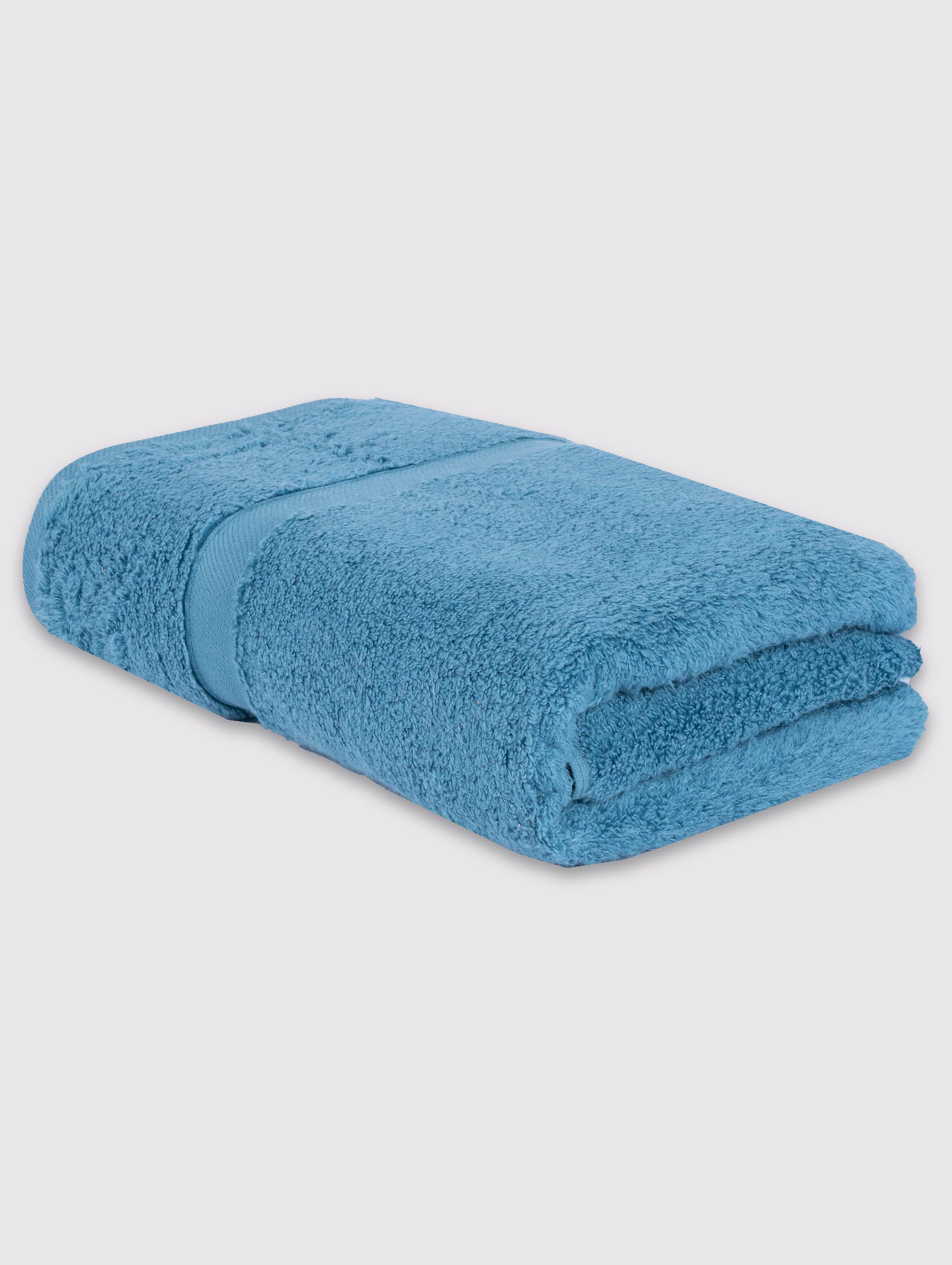 Soft Teal zero-twist cotton bath towel, pack of 1, 28x52 inches – additional view