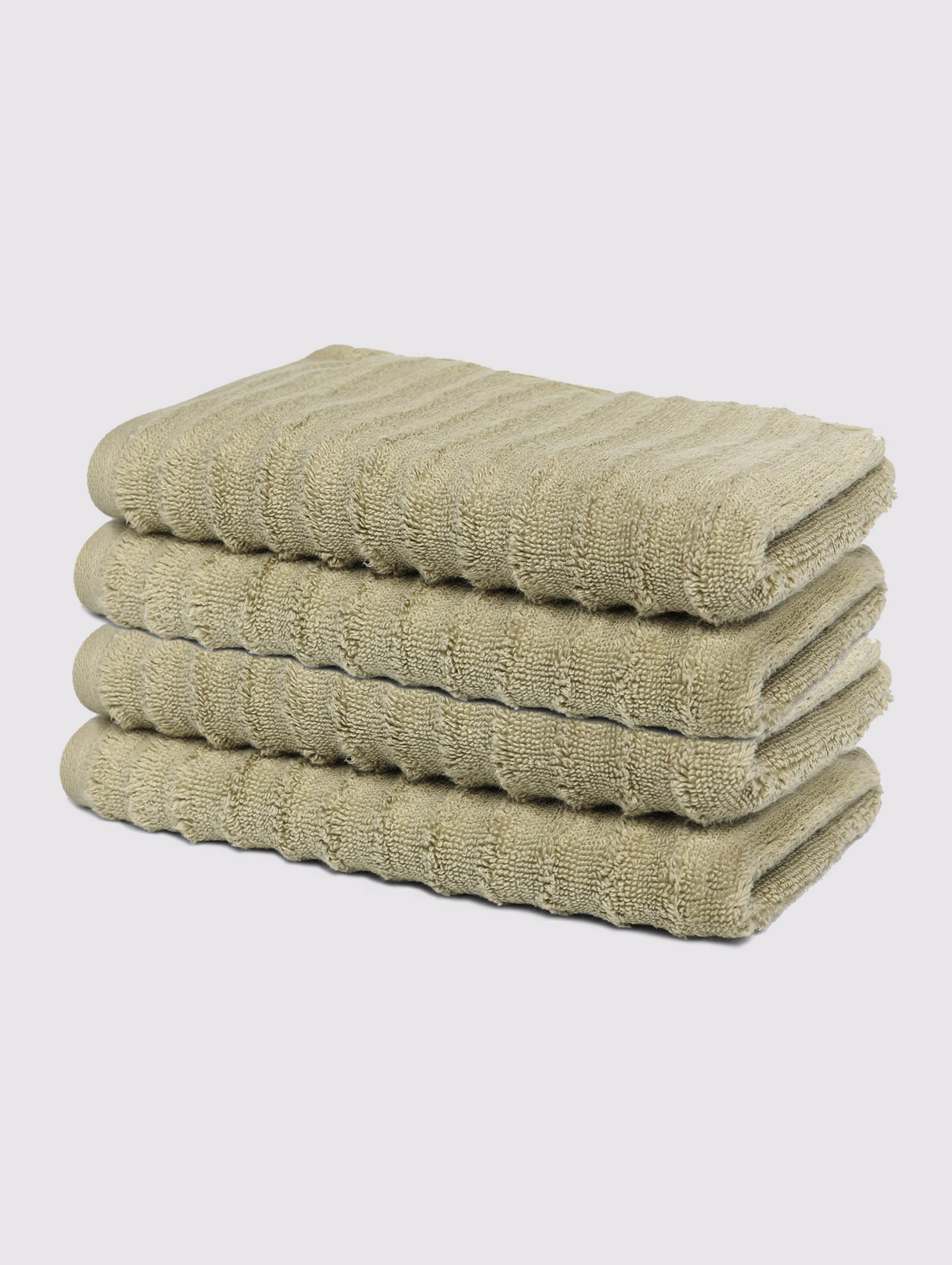 Sage zero-twist cotton guest towels, 12x21 inches – main product view