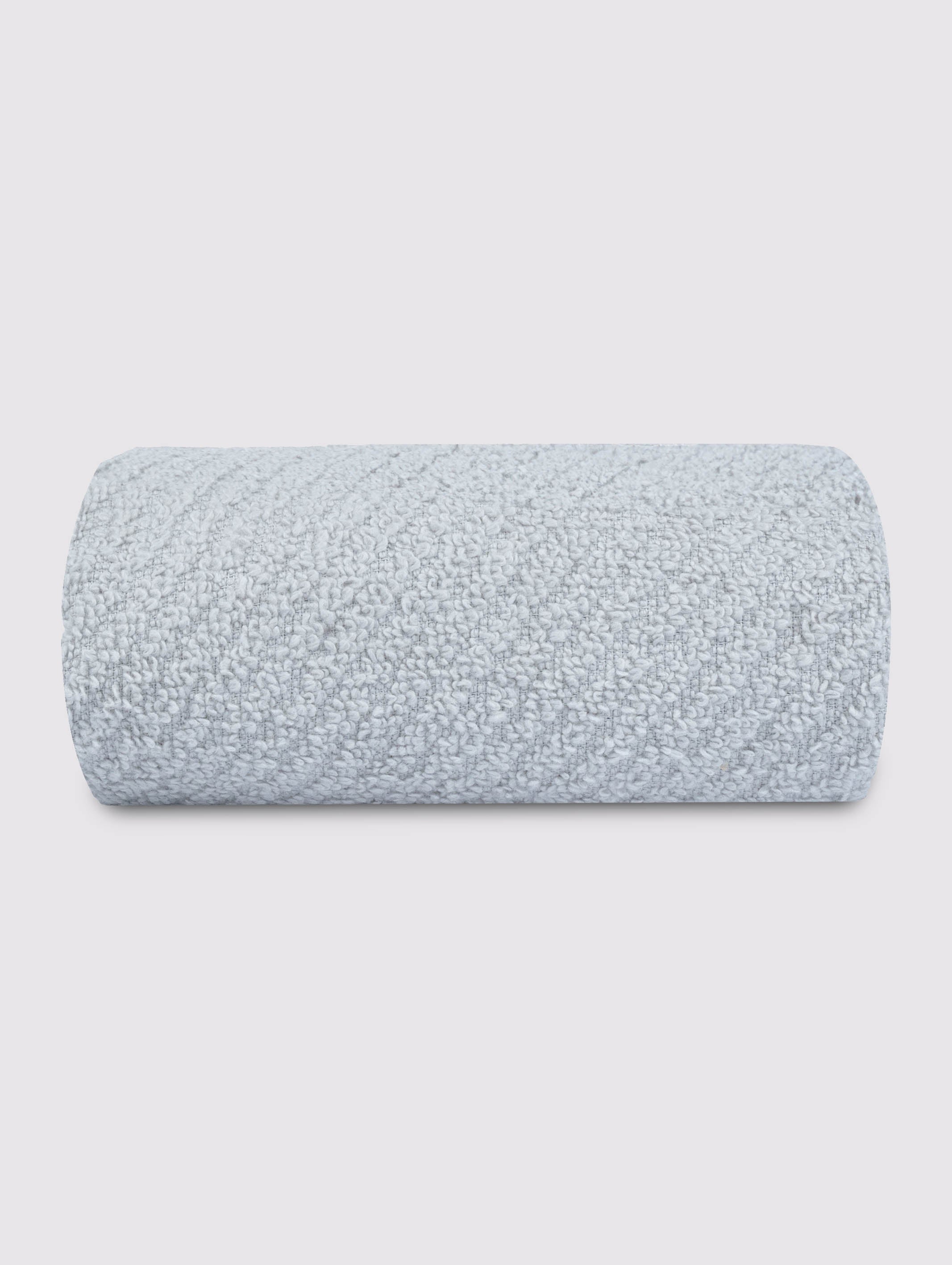 Light Grey zero-twist cotton hand towels, pack of 1, 16x26 inches – main product view