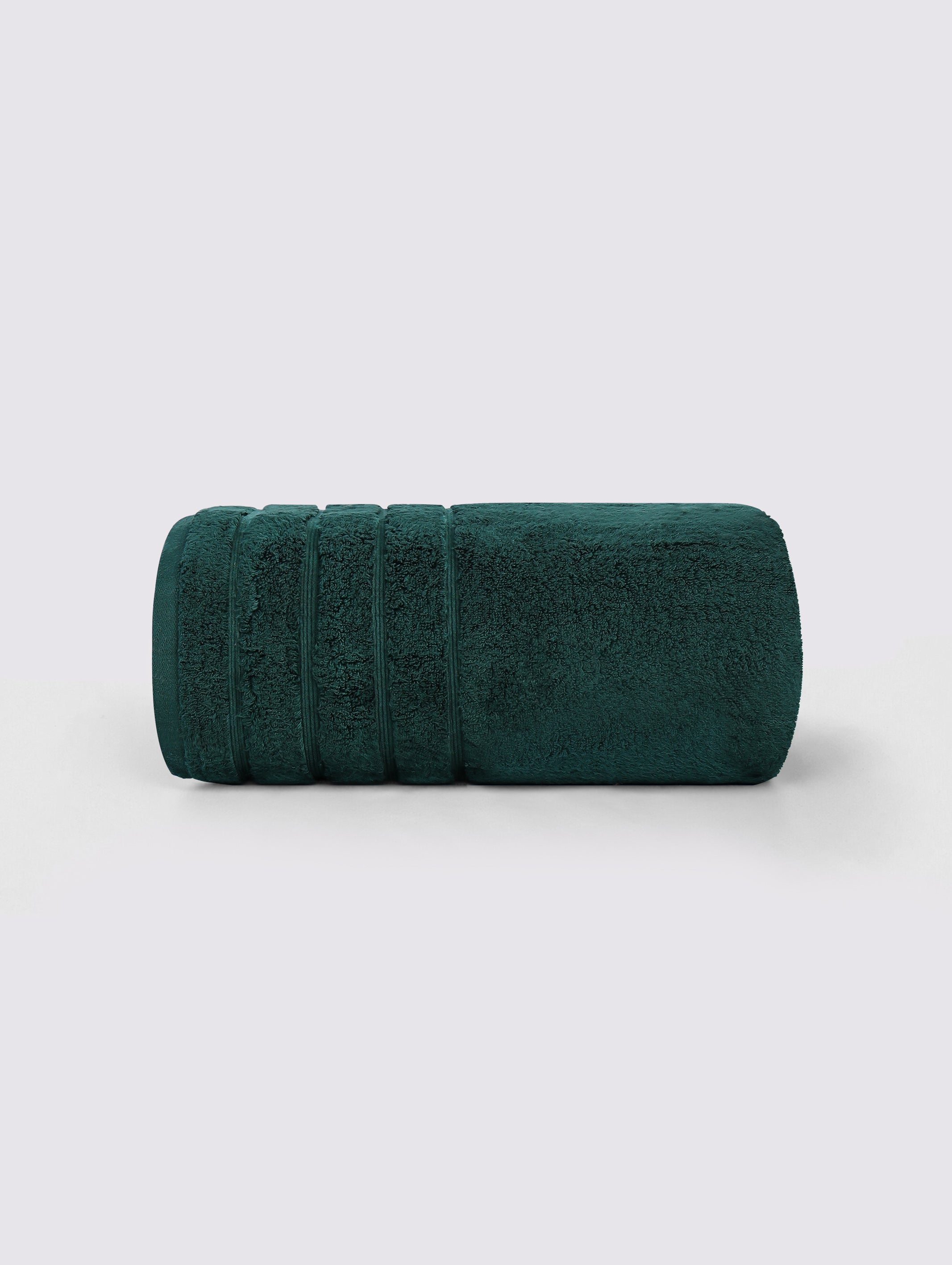 Green zero-twist cotton oversized bath sheet towel, pack of 1, 39x59 inches – main product view