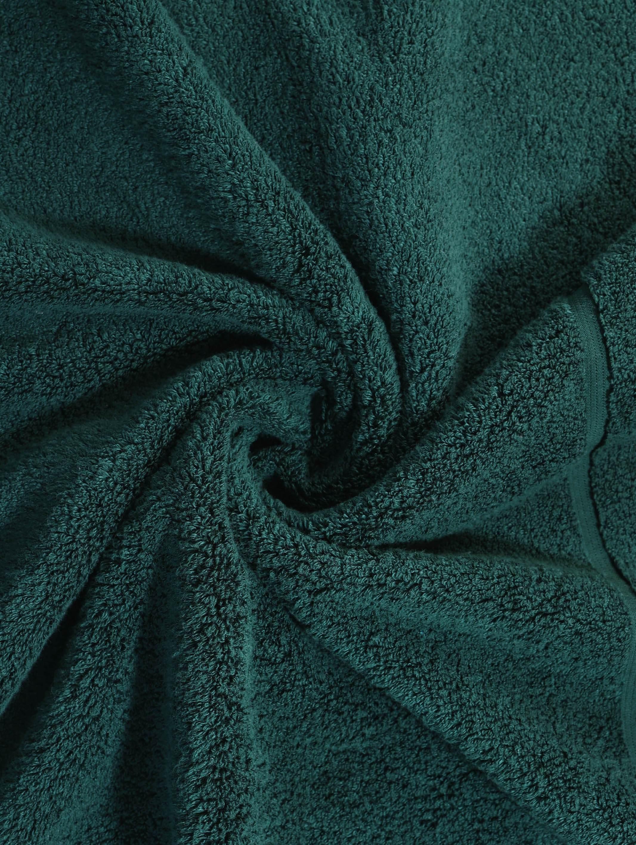 Green zero-twist cotton oversized bath sheet towel, pack of 1, 39x59 inches – additional view