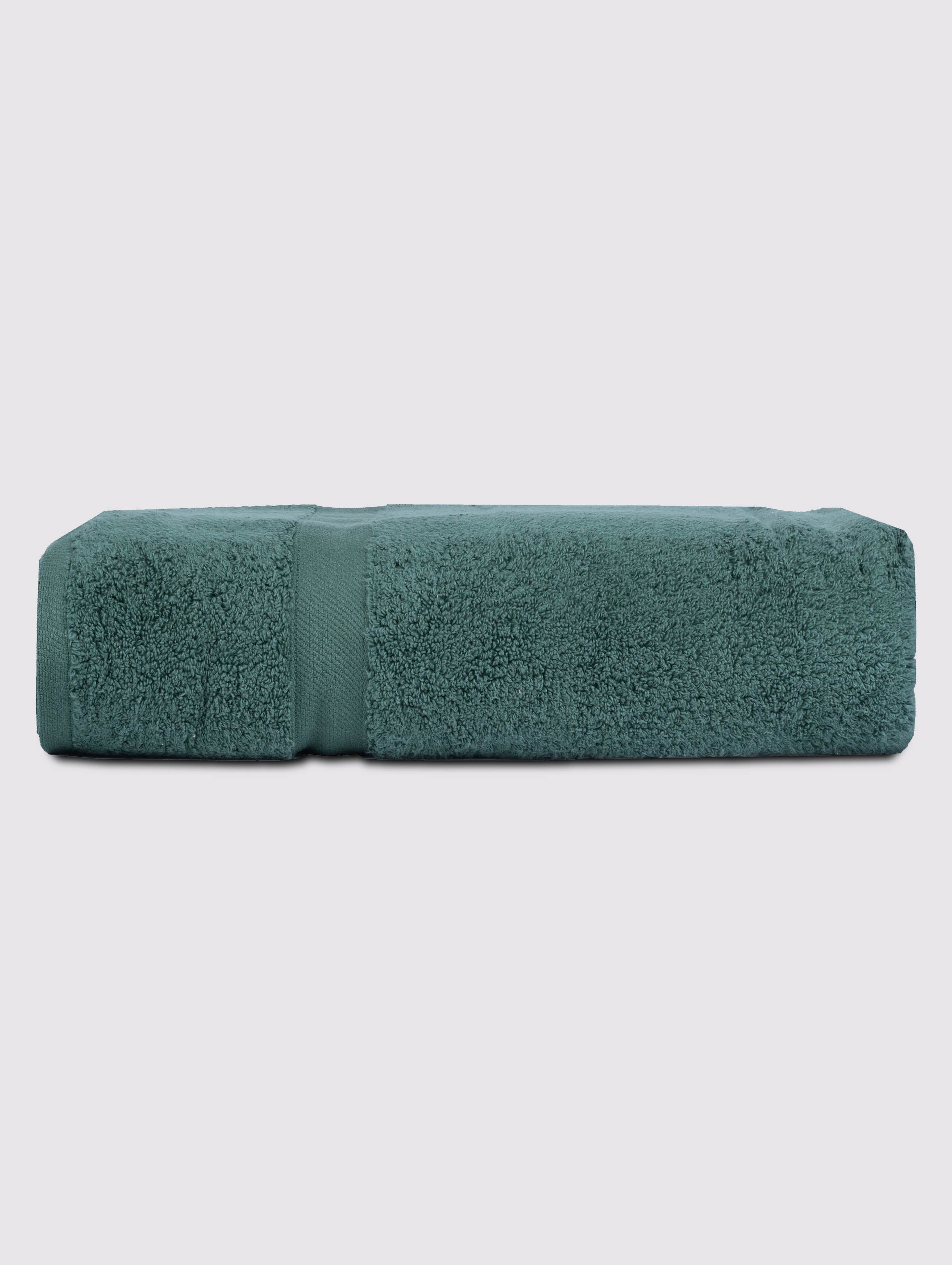 Green zero-twist cotton oversized bath sheet towel, pack of 1, 39x71 inches – main product view