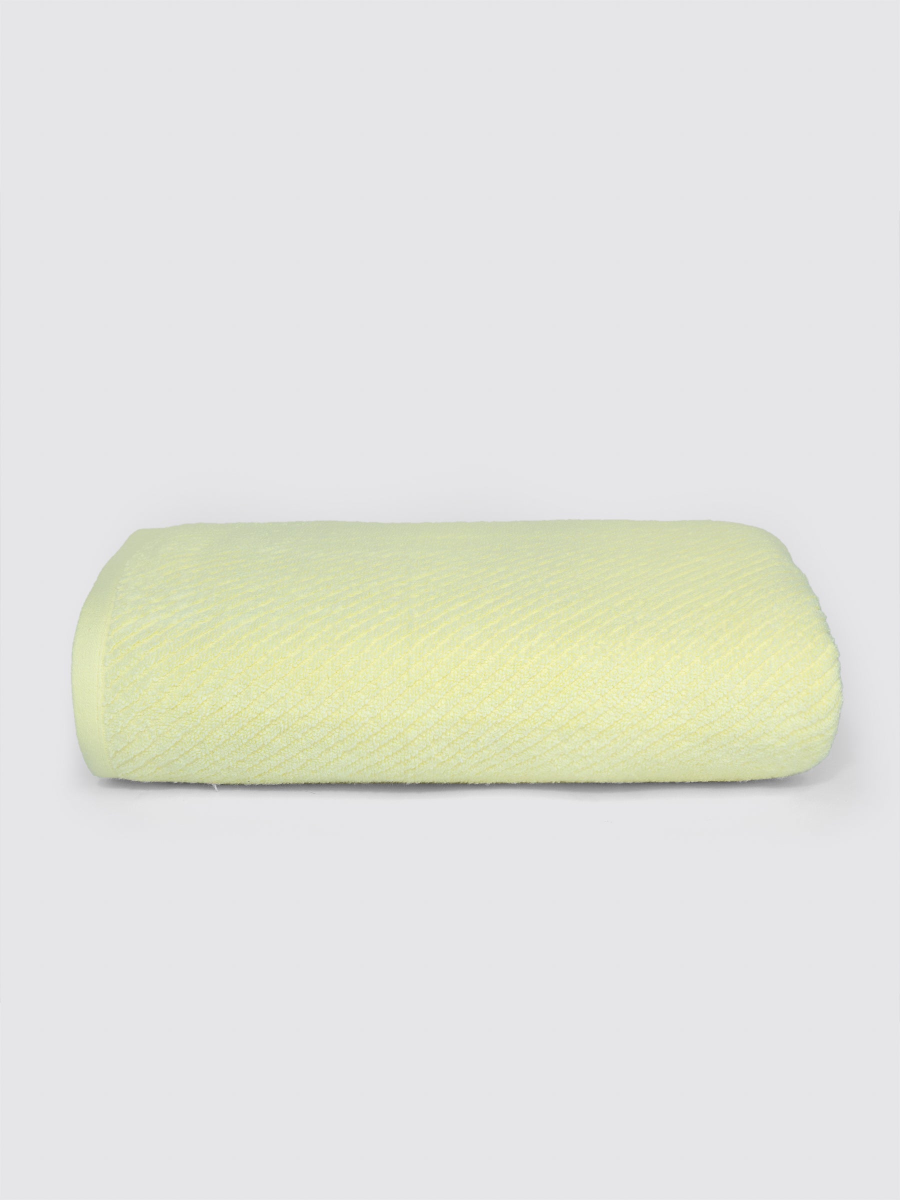Lime zero-twist cotton oversized bath sheet towel, pack of 1, 30x62 inches – main product view